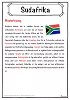 Vorschau - Unterrichtsreihen - Südafrika Lückentext mit Wortspeicher Hörverstehen und Suchsel - Seite 2