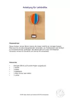 Vorschau - Mal- und Bastelvorlagen - Türdeko Ballon basteln, Kunst Grundschule, Geburtstagskalender - Seite 3