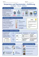 Vorschau - Unterrichtsreihen - Temperatur und Thermometer - Physik Sek I - Arbeitsblätter inkl. Lösungen - Seite 3