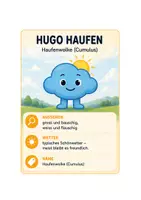 Vorschau - Mal- und Bastelvorlagen - 4 Wolkenarten - Seite 2