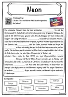 Vorschau - Unterrichtsreihen - Neon Lückentext mit Wortspeicher Hörverstehen und Suchsel - Seite 1