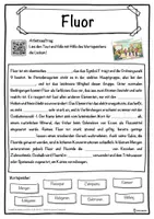 Vorschau - Unterrichtsreihen - Fluor Lückentext mit Wortspeicher Hörverstehen und Suchsel - Seite 1