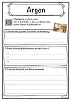 Vorschau - Unterrichtsreihen - Argon Lückentext mit Wortspeicher Hörverstehen und Suchsel - Seite 3