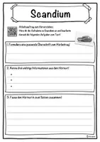Vorschau - Unterrichtsreihen - Scandium Lückentext mit Wortspeicher Hörverstehen und Suchsel - Seite 3