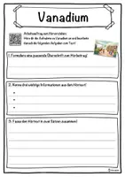 Vorschau - Unterrichtsreihen - Vanadium Lückentext mit Wortspeicher Hörverstehen und Suchsel - Seite 3