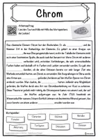 Vorschau - Unterrichtsreihen - Chrom Lückentext mit Wortspeicher Hörverstehen und Suchsel - Seite 1