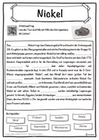 Vorschau - Unterrichtsreihen - Nickel Lückentext mit Wortspeicher Hörverstehen und Suchsel - Seite 1