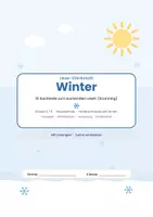 Vorschau - Arbeitsblätter - Winter_Lese-Werkstatt_Sachtexte - Deckblatt