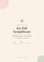 anteprima - Materiale di supporto/inclusione - Kit PDP Semplificato - Dal foglio bianco al PDP completo - Pagina di copertina
