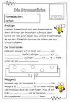 Vorschau - Arbeitsblätter - Die Stromstärke - physikalische und techn. Stromrichtung - Seite 3
