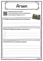 Vorschau - Unterrichtsreihen - Arsen Lückentext mit Wortspeicher Hörverstehen und Suchsel - Seite 3
