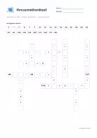 Vorschau - Arbeitsblätter - Kreuzmatherätsel - Addition, Subtraktion - Zahlenraum 1-200 - Seite 2