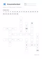 Vorschau - Arbeitsblätter - Kreuzmatherätsel - Addition, Subtraktion - Zahlenraum 1-200 - Seite 3