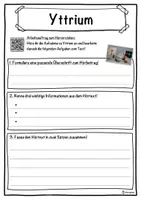 Vorschau - Unterrichtsreihen - Yttrium Lückentext mit Wortspeicher Hörverstehen und Suchsel - Seite 3
