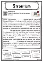 Vorschau - Unterrichtsreihen - Strontium Lückentext mit Wortspeicher Hörverstehen und Suchsel - Seite 1