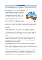 Vorschau - Arbeitsblätter - Life in Australia Reading Comprehension (More 4 Unit 7) - Seite 1