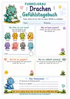 Vorschau - Arbeitsblätter - Mein Gefühlstagebuch mit den Gefühlsdrachen - Seite 3