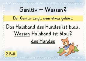 Vorschau - Poster - 4 Fälle Merkplakat | Nominativ, Genitiv, Dativ und Akkusativ - Seite 2