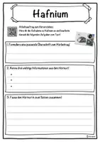 Vorschau - Unterrichtsreihen - Hafnium Lückentext mit Wortspeicher Hörverstehen und Suchsel - Seite 3