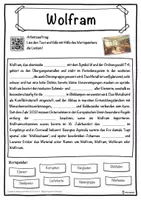 Vorschau - Unterrichtsreihen - Wolfram Lückentext mit Wortspeicher Hörverstehen und Suchsel - Seite 1
