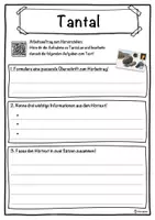 Vorschau - Unterrichtsreihen - Tantal Lückentext mit Wortspeicher Hörverstehen und Suchsel - Seite 3