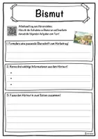 Vorschau - Unterrichtsreihen - Bismut Lückentext mit Wortspeicher Hörverstehen und Suchsel - Seite 3