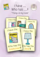 Vorschau - Spiele - I have ... Who has ...? THINGS IN MY ROOM - Deckblatt
