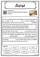 Vorschau - Unterrichtsreihen - Astat Lückentext mit Wortspeicher Hörverstehen und Suchsel - Seite 1