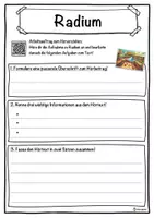 Vorschau - Unterrichtsreihen - Radium Lückentext mit Wortspeicher Hörverstehen und Suchsel - Seite 3