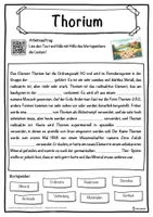 Vorschau - Unterrichtsreihen - Thorium Lückentext mit Wortspeicher Hörverstehen und Suchsel - Seite 1
