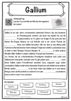 Vorschau - Unterrichtsreihen - Gallium Lückentext mit Wortspeicher Hörverstehen und Suchsel - Seite 1