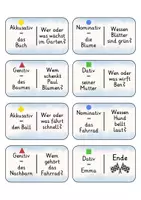 Vorschau - Spiele - 4 Fälle Domino | Nominativ, Genitiv, Dativ und Akkusativ - Seite 2