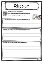 Vorschau - Unterrichtsreihen - Rhodium Lückentext mit Wortspeicher Hörverstehen und Suchsel - Seite 3