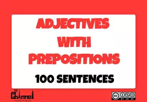 Vista previa - Juegos / Gamificación - 100 ADJECTIVES WITH PREPOSITIONS - Board game - página 1