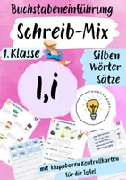 Vorschau - Arbeitsblätter - Buchstabeneinführung I - Buchstabe I - Schreib-Mix I - Deckblatt