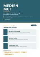 Vorschau - Stundenentwürfe - Medienkompetenz Klasse 3–4 | komplettes Set | MedienMut - Deckblatt