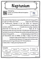 Vorschau - Unterrichtsreihen - Neptunium Lückentext mit Wortspeicher Hörverstehen und Suchsel - Seite 1