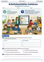 Vorschau - Arbeitsblätter - Arbeitslautstärke trainieren Arbeitsheft Klasse 5 bis 6 Schulstart leise und konzentriert arbeiten - Deckblatt