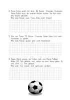 Vorschau - Arbeitsblätter - Textaufgaben Klasse 1 (3) - Seite 1