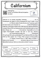 Vorschau - Unterrichtsreihen - Californium Lückentext mit Wortspeicher Hörverstehen und Suchsel - Seite 1