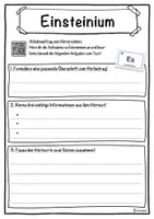 Vorschau - Unterrichtsreihen - Einsteinium Lückentext mit Wortspeicher Hörverstehen und Suchsel - Seite 3
