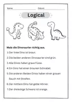 Vorschau - Mal- und Bastelvorlagen - Logicals: Lesespass für 1. und 2.Klasse - Seite 2
