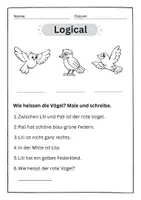 Vorschau - Arbeitsblätter - Lesespiele & Logicals: Leserätsel für die 1. und 2. Klasse - Seite 2