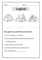 Vorschau - Arbeitsblätter - Lesespiele & Logicals: Leserätsel für die 1. und 2. Klasse - Seite 3