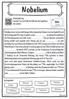 Vorschau - Unterrichtsreihen - Nobelium Lückentext mit Wortspeicher Hörverstehen und Suchsel - Seite 1