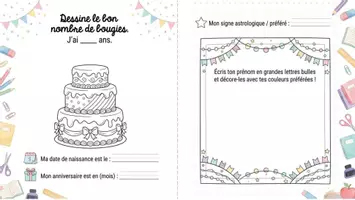 Aperçu - Matériel pour travaux manuels / dessin - La rentrée scolaire - Qui suis-je Cahier d'activités en français - Page 2