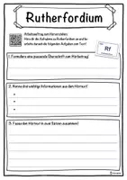 Vorschau - Unterrichtsreihen - Rutherfordium Lückentext mit Wortspeicher Hörverstehen und Suchsel - Seite 3