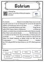 Vorschau - Unterrichtsreihen - Bohrium Lückentext mit Wortspeicher Hörverstehen und Suchsel - Seite 1