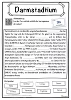 Vorschau - Unterrichtsreihen - Darmstadtium Lückentext mit Wortspeicher Hörverstehen und Suchsel - Seite 1