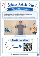 Vorschau - Lehrpläne/Lehrermaterial - Schule, Schule-Rap – zur Einschulung mit Bewegung - Seite 2